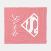 Couverture Polaire Supergirl Bouclier S uni (Devant (Horizontal))
