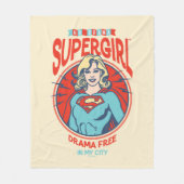 Couverture Polaire Supergirl Drame Gratuit Dans Ma Ville (Devant)