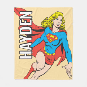 Couverture Polaire Supergirl en mouvement