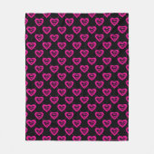 Couverture Polaire Supergirl Hearts Motif diagonal (Devant)