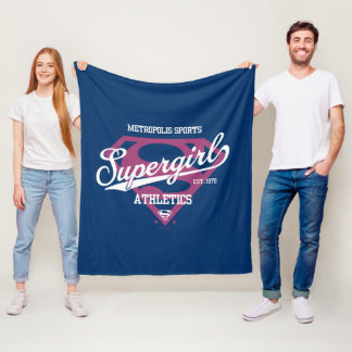 Couverture Polaire Supergirl Metropolis Sports Athlétisme Graphique