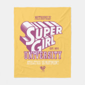 Couverture Polaire Supergirl Metropolis University Athletics Départem (Devant)