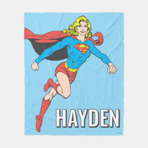 Couverture Polaire Supergirl Pose 1
