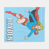 Couverture Polaire Supergirl Pose 1 (Devant (Horizontal))