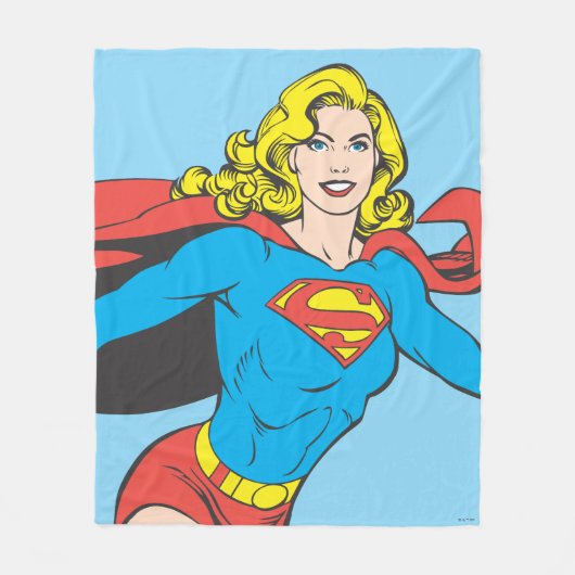 Couverture Polaire Supergirl Pose 1 (Devant)