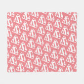 Couverture Polaire Supergirl Solid S-Shield (Devant (Horizontal))