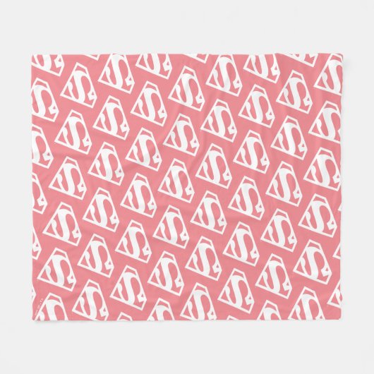 Couverture Polaire Supergirl Solid S-Shield (Devant (Horizontal))