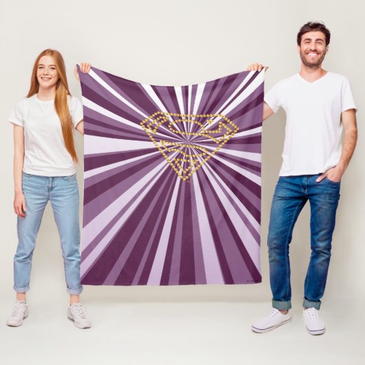 Couverture Polaire Supergirl Studded S-Shield (En situation)