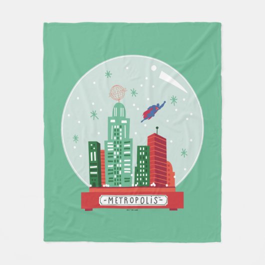 Couverture Polaire Superman Metropolis (Devant)