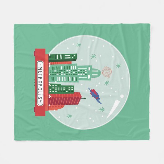 Couverture Polaire Superman Metropolis (Devant (Horizontal))