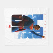 Couverture Polaire Superman regarde Pose (Devant (Horizontal))