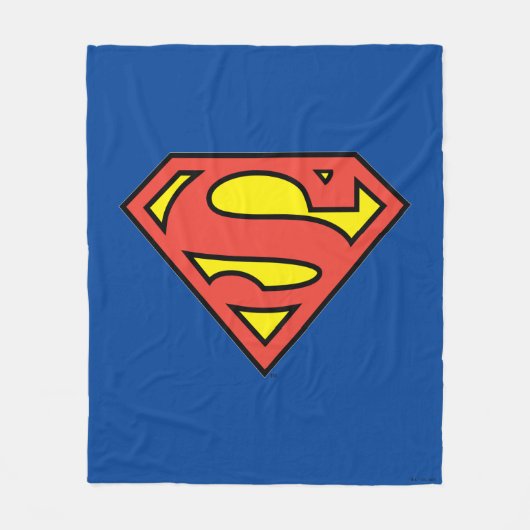 Couverture Polaire Superman S-Shield | Logo Superman (Devant)