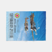 COUVERTURE POLAIRE SUPERMARINE SPITFIRE - ROYAL AIR SQUADRON (Devant (Horizontal))