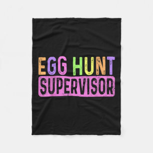 Couverture Polaire Superviseur de chasse aux oeufs Partie de chasse a