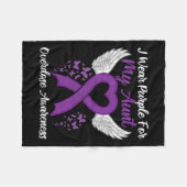 Couverture Polaire Support Surdose de sensibilisation Mois Costume Ta (Devant (Horizontal))