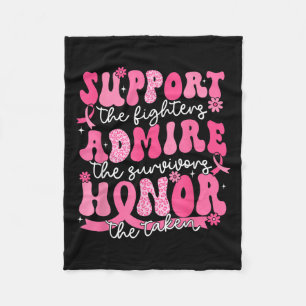 Couverture Polaire Suprt Admire Honor Breast Cancer Sensibilisation G