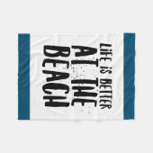 Couverture Polaire Sur La Plage (Devant (Horizontal))