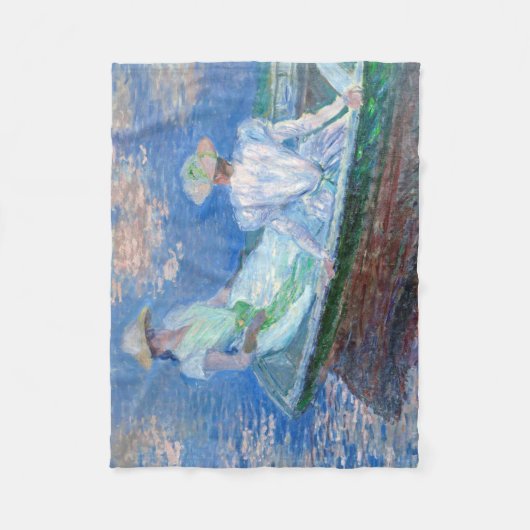 Couverture Polaire Sur le bateau, Monet (Devant)