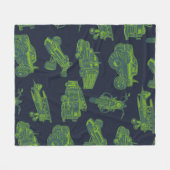 Couverture Polaire Sur le Go Blue & Green Moving Véhicules Voitures G (Devant (Horizontal))