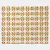 Couverture Polaire Sur les traces de l'or des fleurs.2 (Devant (Horizontal))
