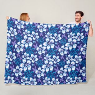 Couverture Polaire Surf JUNGLE (COMBO BLEU)