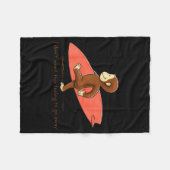 Couverture Polaire Surf Monkey Je ne veux pas que ce sentiment dispar (Devant (Horizontal))