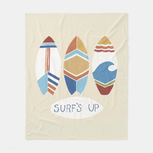 Couverture Polaire Surf ! Planches de surf (Devant)