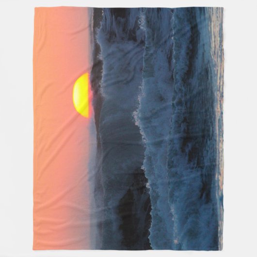 Couverture Polaire SURF rouge (Devant)