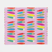 Couverture Polaire Surf vintage (Devant (Horizontal))