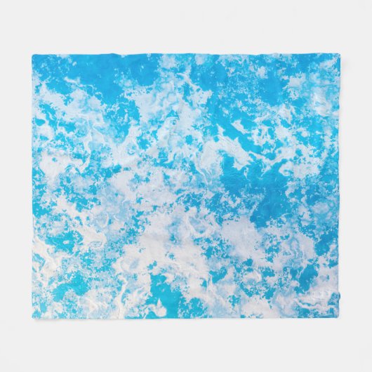 Couverture Polaire Surface de la planète de glace bleue et blanche (Devant (Horizontal))