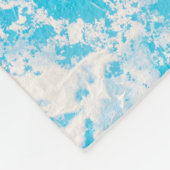 Couverture Polaire Surface de la planète de glace bleue et blanche (Coin)