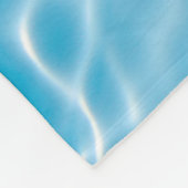 Couverture Polaire Surface d'eau bleue, nature abstraite (Coin)