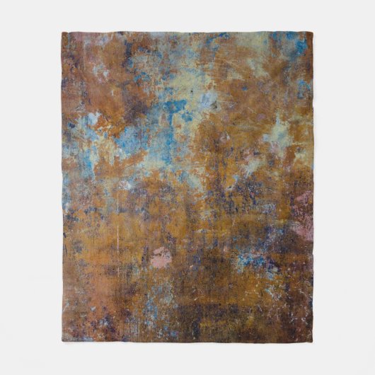 Couverture Polaire Surface en bois Brown et rose (Devant)