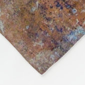 Couverture Polaire Surface en bois Brown et rose (Coin)