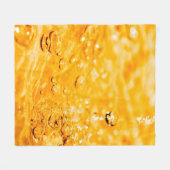 Couverture Polaire Surface propre liquide ondulée d'eau (Devant (Horizontal))