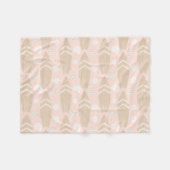 Couverture Polaire Surfboard Beach Bébé rose polaire Blanche (Devant (Horizontal))