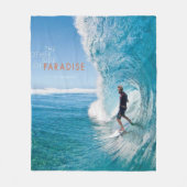 Couverture Polaire Surfeur de surf (Devant)