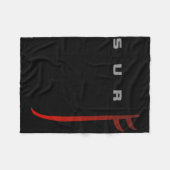 Couverture Polaire Surfing Apparel - Surfer Surf _4  (Devant (Horizontal))