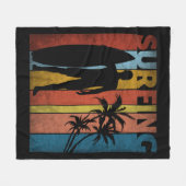 COUVERTURE POLAIRE SURFING ÉTÉ TROPICAL (Devant (Horizontal))