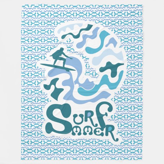 COUVERTURE POLAIRE SURFMMER ANGELA SURF BY MASANSER PIXELAT (Devant)