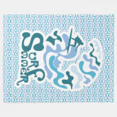 COUVERTURE POLAIRE SURFMMER ANGELA SURF BY MASANSER PIXELAT (Devant (Horizontal))