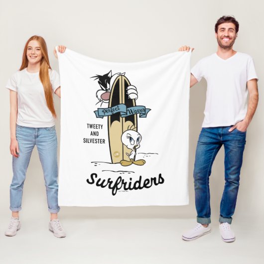 Couverture Polaire Surfrigo TWEETY™ et SYLVESTER™ (En situation)