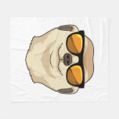 Couverture Polaire Suricate avec des lunettes de soleil (Devant (Horizontal))