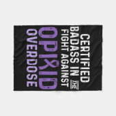 Couverture Polaire Survivant du guerrier de sensibilisation à la surd (Devant (Horizontal))