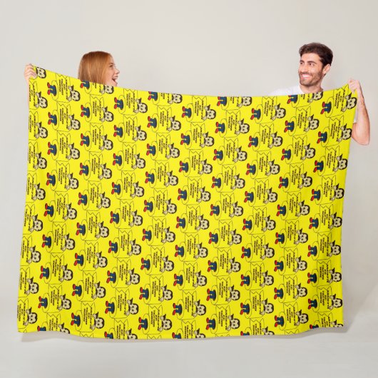Couverture Polaire Survivant Mellow Yellow (En situation)