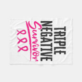 Couverture Polaire Survivant Négatif Tnbc Sensibilisation au cancer d (Devant (Horizontal))