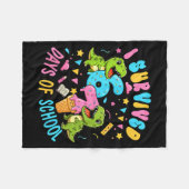 Couverture Polaire Survived 67 Days Of School T-rexes Funny Six Seven (Devant (Horizontal))