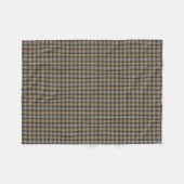 Couverture Polaire Sutherland Clan Tan et Black Ancienne Tartan (Devant (Horizontal))