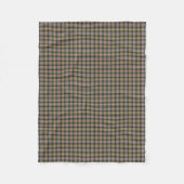 Couverture Polaire Sutherland Clan Tan et Black Ancienne Tartan (Devant)
