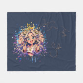 Couverture Polaire Sweet 16 Gemini Name Fleece Throw (Devant (Horizontal))